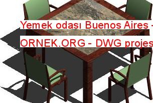 Yemek odası Buenos Aires 169.50 KB