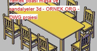 Yemek odası masa ve sandalyeler 3d 312.43 KB