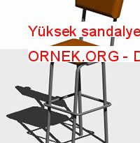 Yüksek sandalye 3d 44.06 KB
