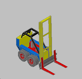 forklift modeli 3D - FORKLİFT