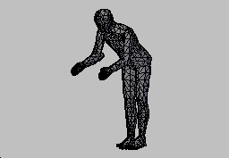 Bir kutu kaldırma adam 3D - MAN - Kaldırma