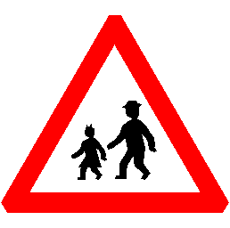 Trafik işareti - Çocuk A12