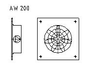 Ventiltor axiln - AW 200 E2-K/E4-K AW 200