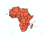 Afrika - Ayrıntılı Dünya Çokgenler ( LSIB ) isimleri alanları ; Afrika