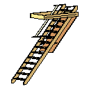 çatı merdivenleri Attika- Merdivenler