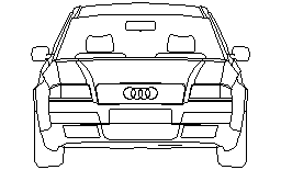 Audi A6 - önden görünüm Audi - A6 - ön