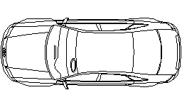 Audi A6 araba - plan görünümü Audi - A6 - planı