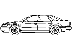 Audi A8 araba - yükseklik Audi A8 - görünümü