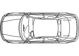 Audi A8 araba - plan görünümü Audi A8 - planı