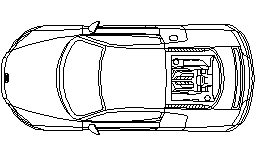 Audi R8 - plan görünümü Audi r8 planı