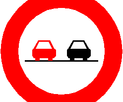 Sollama ( trafik işareti ) B21A