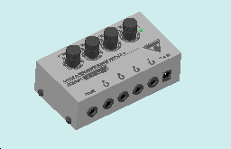 4 kanallı kulaklık amplifikatör Behringer HA400 Mikro AMP