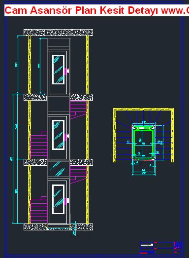 Чертеж лифта dwg