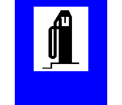 Benzin istasyonu - trafik işareti D23A