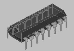 IC çip 2x8 DIP paket DIP16