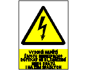 elektro -  YÜKSEK GERİLİM Hayat Tehlikeli DoTzemin spadlch üzerinde el.zazen veya hamuru  EL 0116