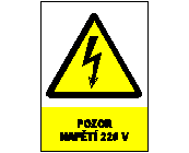 elektrik -  Pozor NAPT 220 v  EL 0181 2