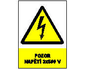 elektrik -  Pozor NAPT 3x500 v  EL 0181 6