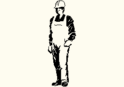 Sert şapka ile İşçi Euroman