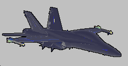 F18 avcı ( 3D model ) F-18