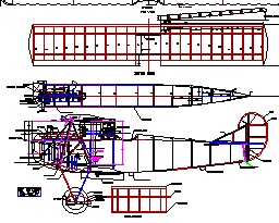 Uçak modeli planı - Fokker D7 Fokker - D7