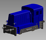 H0 locotractor BN 150 - CKD T211 H0 - lokotraktor - BN150