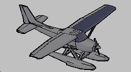 Hydroplane - Cessna C - 185 Seaplane Hydroplan