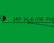 Kolejov vhybka J49 1:66 - 190 pld J49 1 66 190 PLD
