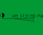 Kolejov vhybka J49 1:75 - 150 pld J49 1 75 150 PLD