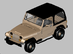 Jeep Wrangler 3D model Jeep Wrangler -