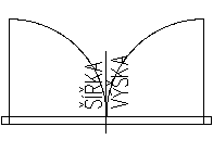 Çift kapı - dynamick blok planı KAPI - DVOJKØÍDLOVÉ kat planları