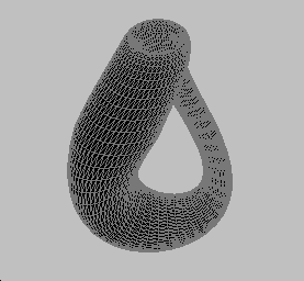Klein şişesi - Hiçbir iç ve dış taraf ( Mbius şerit 3D versiyonu ) KLEIN