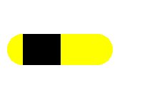 Kısa enine bar - sarı - siyah ( Z12 ) Kısa Poieni eşik ( Z12 )