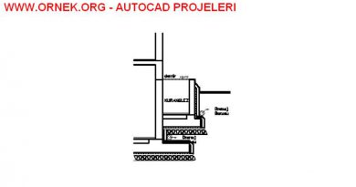 Kuranglez: Binaların zemin altı katlarında doğal ışık ve havalandırma saplamak için yapılan bölümdür.Bina cephesine yapışık olarak inşaa edilmesine rağmen statik olarak Binadan ayrı çalışır. Kuranglez Detay