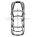 Mercedes C Sınıfı - plan görünümü Mercedes C Sınıfı