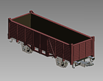H0 - boxcar tamamlandı Nakladny - vagon - komplet
