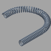 Bent spiral - yay ( parametrik ) Ohnuta - pruzina
