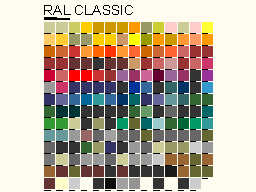Renkli kitap  RAL Classic RAL Klasik