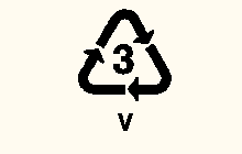 Geri dönüşüm sembolü - seviye 3 ( V ) Recycle3