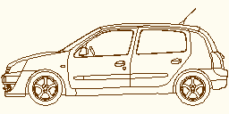 Renault Clio - yandan görünüm Renault Clio