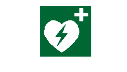 AED sembol - defibrilatör SEMBOL - AED