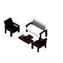 Ahşap mobilya - sandalyeler kanepe masa Sala Rustica