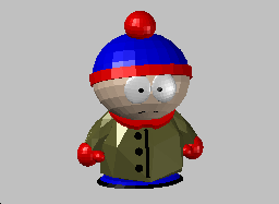 Stan - çizgi film karakteri ( South Park ) 3D Stan -3D