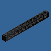 Lego Technic Tuğla 1x12 ( delik x11 ) Teknik Tuğla 1x12 ( delik x11 )