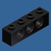 Lego Technic Tuğla 1x4 ( delik x3 ) Teknik Tuğla 1x4 ( delik x3 )