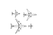 Uçaklar - 2D bloklar UÇAKLAR