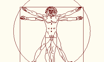 Vitruvius Adamı - Leonardo da Vinci tarafından çizim Vitruvian