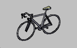 Bisiklet - 3D modeli bisiklet
