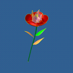 Çiçek ( Inventor modeli ) çiçek