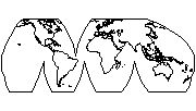Dünya haritası - anahat dünya